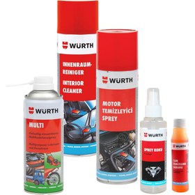 Resim Würth Araç Bakım Kiti + Araç Kokusu ve Cam Sabunu 