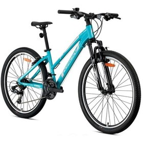 Resim Kron XC 75 Lady 26" Jant 14 Kadro 21 Vites V Fren Dağ Bisikleti Light Mavi Yeşil 