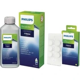 Resim Philips CA6700/10 Espresso Makinesi Kireç Temizleme Solüsyonu ve Yağ Çözücü Tablet 