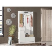 Resim ABRE vm-36 BEYAZ VESTİYER PORTMANTO AYAKKABILIK 
