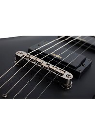 Resim Schecter Demon-6 Elektro Gitar (Aged Black Satin) 