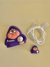 Resim 18w-20w Şarj Adaptörü Ile İle Uyumlu Unbeat Figürlü Şarj Başlığı Ve Şarj Kablo Koruyucu Set 