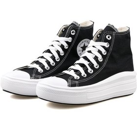 Resim Converse Ctas Move Hi Kadın Günlük Ayakkabı 568497C Siyah-Siyah-36 