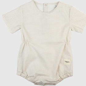 Resim Totzee Tulum Mini Ekose Bej 