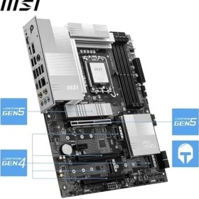 Resim Ohbe Express Msı Pro Z890-P Wıfı Soket 1851 Ddr5 9200MHZ(OC) USB 20GBPS 4xm.2 1xtb4 HDMI Dısplay 5g Lan Wıfı 7 Atx 