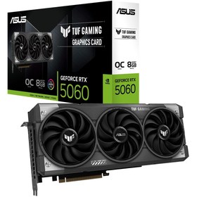 Resim ASUS Tuf Gamıng Geforce Rtx 5060 Oc 8gb Edition Tuf-rtx5060-o8g-gamıng Gddr7 128bit Gaming (OYUNCU) 