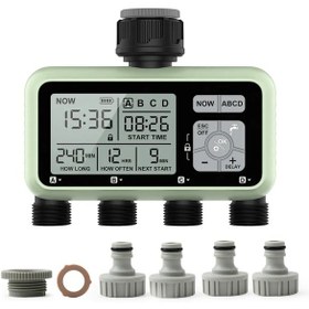 Resim Delt 4 Çıkışlı Elektronik Otomatik Sulama Zamanlayıcı - 