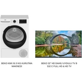 Resim 9 kg Kurutma Makinesi + TV 
