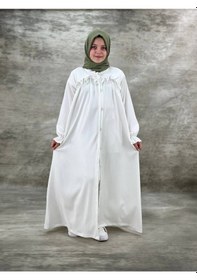 Resim Kız Çocuk Beyaz Ferace Beyaz 