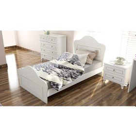 Resim Rabi Mobilya Gold County Karyola 