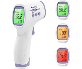 Resim Miomi Ateş Ölçer Vücut ve Alın Ölçümü 0-100 °C Ergonomik Tasarım ile Hızlı ve Kolay Kullanım 