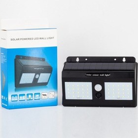 Resim 30w Solar Led Duvar Aydınlatma Beyaz Işık Dış Mekan Ip65 