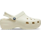 Resim Crocs CLASSIC PLATFORM CLOG W BONE - KEMİK 