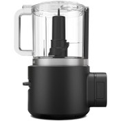 Resim KitchenAid 5KFCR500BM Kablosuz Mutfak Robotu Siyah (Bataryasız) 