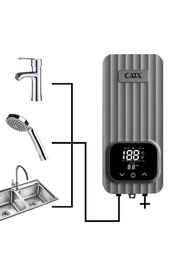Resim Cata Akıllı Dijital Şofben 5500W CT-6010 