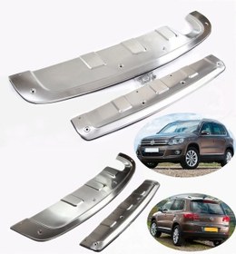 Resim Vw Tıguan 2008 - 2015 Ön Arka Difüzör Metal 