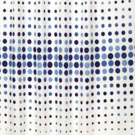 Resim Evdy Banyo Perdesi 4961 Mavi Çift Kanat 