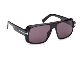 Resim Tf Ft1101/s 01a 58-15-140 Unisex Güneş Gözlüğü Siyah 