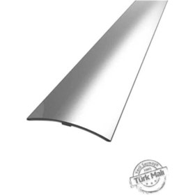 Resim Htm Yapı Kalite Kapı Eşik Profili Parke Kapı Altı Çıtası Alüminyum Gri 80 cm Altı Yapışkanlı Kapı Eşik Profili 