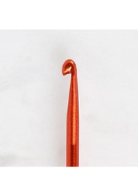 Resim Abarta 3,5mm Renkli Metal Gagalı Örgü Şiş Tunus Tığ 25cm-kırmızı 1 Adet 