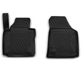 Resim Novline VW Caddy 3D Paspas Siyah 2 Parça 2015-2020 Arası 