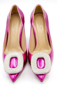 Resim lescarpe Kadın Taş Toka Detaylı Stiletto 