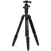 Resim Benro Mefoto A1350Q1K Roadtrip Aluminum Travel Tripod Kit (Black) Benro