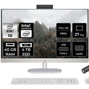 Resim HP 27-CR1021NT Ultra 7 155U 40GB DDR5 4TB SSD Intel Graphics 27" FHD FDOS Beyaz All in One & PER4 
