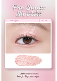 Resim İnci Işıltılı Kremsi Dokuya Sahip Tekli Far Clıo Pro Single Shadow 23fw G03 Pin Light 03 