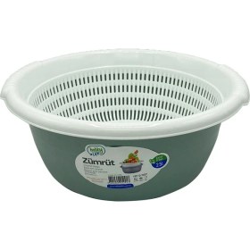 Resim Hobby Life Yuvarlak Süzgeçli Badya 2,5 Lt Yeşil 