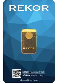 Resim Rekor 10 Gr Külçe Altın 