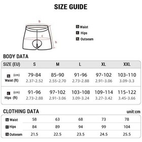 Resim Arsuxeo Erkekler Bisiklet İç Şort Nefes Yastıklı Jel Mtb Bisiklet Xl Siyah 