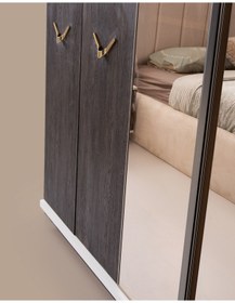 Resim Nevada 6 Kapaklı Gardırop %100 Mdf 