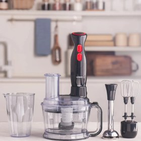 Resim Çift Taraflı Paslanmaz Çelik Bıçaklı 2000W Mutfak Robotu 1,5l Kırmızı 