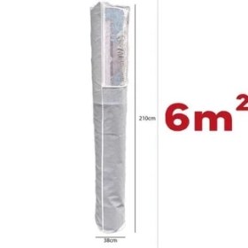 Resim Buradabuldun® Pencereli Halı Hurcu Toz Geçirmez Sağlam Dayanıklı Hurç Organizer 4m² 