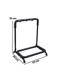 Resim Lastvoice Gtr-03 Mağaza Tipi 3'Lü Üçlü Gitar Standı Sehpası 
