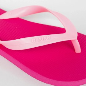 Resim Decathlon Olaian Çocuk Parmak Arası Terlik - Pembe - 100 