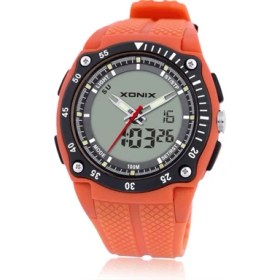 Resim Hanyang DH-004 Altın Yepyeni Spor Kronograf Erkek Bilek Saatleri Dijital Kuvars Çift Hareket Yüzme Dalış Su Geçirmez 100 M Dalış Dh (Yurt Dışından) 