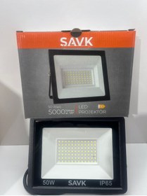 Resim şavk Led Projektör 50 Watt Slim Kasa 220V Yeşil Işık 