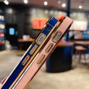 Resim Xiaomi Redmi Note 9 Kılıf Kamera Lens Korumalı Kenarları Renkli Gold Arkası Şeffaf Silikon Teknomoda