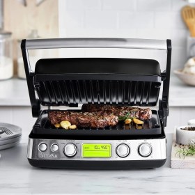 Resim Greenpan Elite Grill Tost Makinesi Siyah | 7’si 1 Arada | Thermolon™ Volt Seramik Yüzey | Pfas, Pfoa, Ptfe Içermez | 