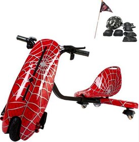 Resim Drift Car Elektrikli Kaykay Bluetooth Grafity Desen-23 Koruma Ekipmanları ve Bayrak Hediye 