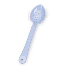 Resim Bora Plastik Servis Kaşık, Delikli, Polikarbonat, 33 cm, Mavi 