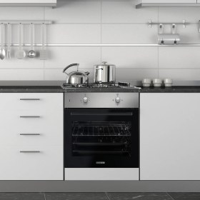 Resim Kumtel Ankastre Fırın 50 lt A Enerji Sınıfı Siyah Inox Gövde 3 Fonksiyonlu Pişirme Programı 