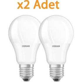 Resim Osram Parathom 8.8W 60W Işığı Kısılabilir Led Ampul 2700K 2 Ad 
