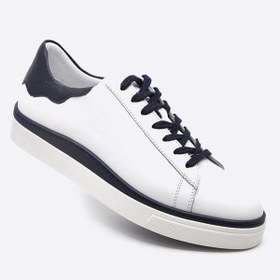 Resim Fosco Hakiki Deri Sneakers Erkek Ayakkabı Beyaz 9842 