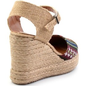 Resim Kilim Desenli Kadın Espadril K01874414604 Kilim Desenli 