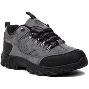 Resim TRENDYSHOES Erkek Gri Wand Faylon Kaymaz Taban Kışlık Spor Ayakkabı 