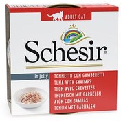 Resim Schesir C138 Jelly Ton Balıklı ve Karidesli Jöleli Kedi Konservesi 85 Gr 