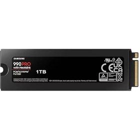 Resim 1 Tb 990 Pro Samsung Nvme M.2 Mz-v9p1t0cw Pcıe 7450-6900 Mb/s Sogutuculu 